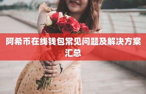 阿希币在线钱包常见问题及解决方案汇总