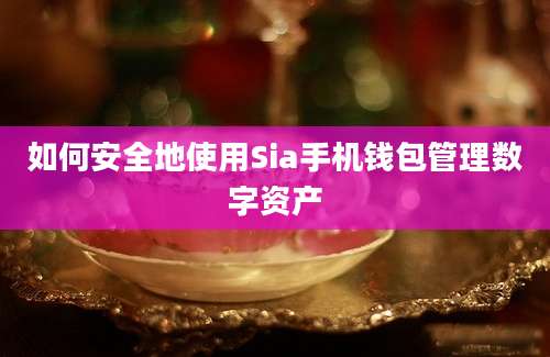 如何安全地使用Sia手机钱包管理数字资产