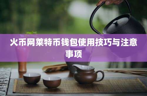 火币网莱特币钱包使用技巧与注意事项