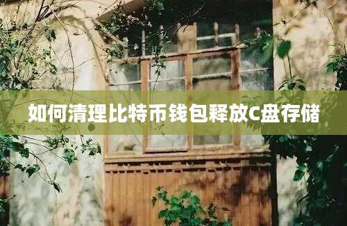 如何清理比特币钱包释放C盘存储