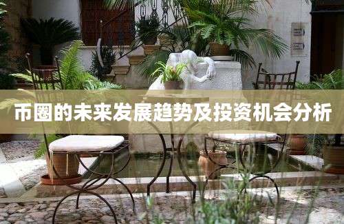 币圈的未来发展趋势及投资机会分析