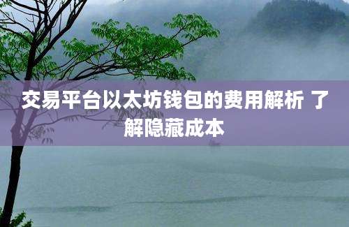 交易平台以太坊钱包的费用解析 了解隐藏成本