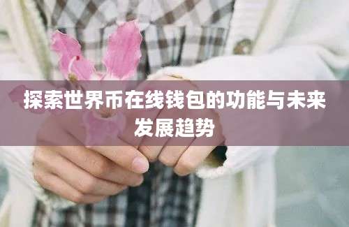 探索世界币在线钱包的功能与未来发展趋势