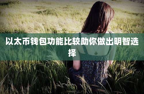 以太币钱包功能比较助你做出明智选择