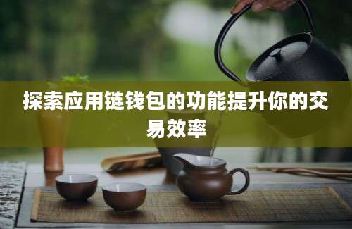 探索应用链钱包的功能提升你的交易效率