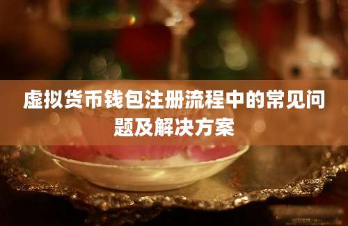 虚拟货币钱包注册流程中的常见问题及解决方案