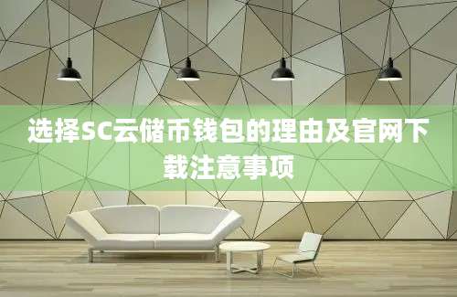 选择SC云储币钱包的理由及官网下载注意事项
