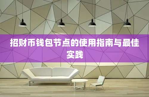 招财币钱包节点的使用指南与最佳实践