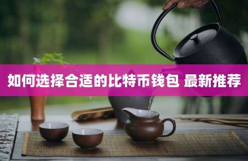 如何选择合适的比特币钱包 最新推荐
