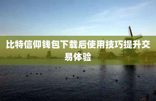 比特信仰钱包下载后使用技巧提升交易体验