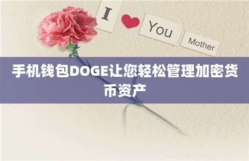手机钱包DOGE让您轻松管理加密货币资产