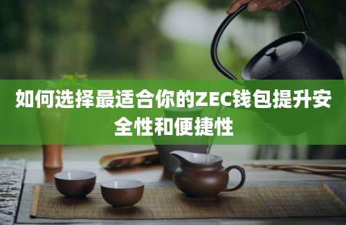 如何选择最适合你的ZEC钱包提升安全性和便捷性