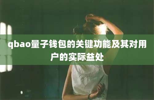 qbao量子钱包的关键功能及其对用户的实际益处