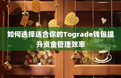 如何选择适合你的Tograde钱包提升资金管理效率