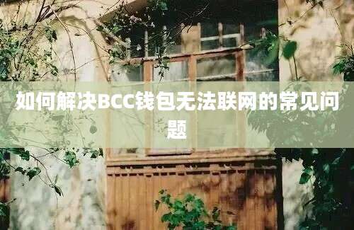 如何解决BCC钱包无法联网的常见问题