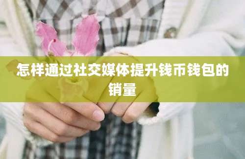 怎样通过社交媒体提升钱币钱包的销量