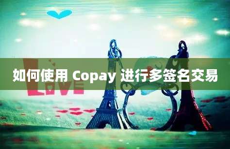 如何使用 Copay 进行多签名交易