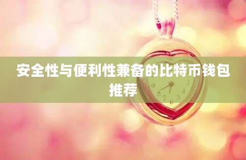 安全性与便利性兼备的比特币钱包推荐