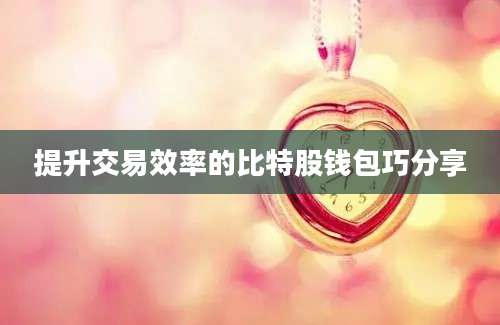 提升交易效率的比特股钱包巧分享