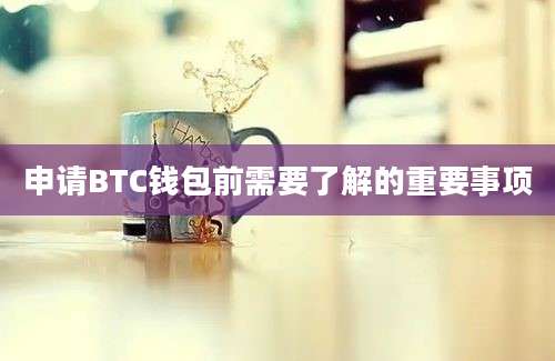申请BTC钱包前需要了解的重要事项