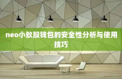 neo小蚁股钱包的安全性分析与使用技巧