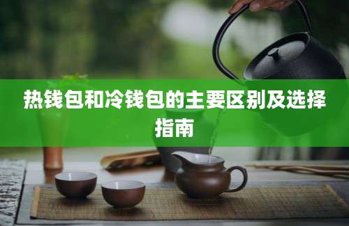 热钱包和冷钱包的主要区别及选择指南