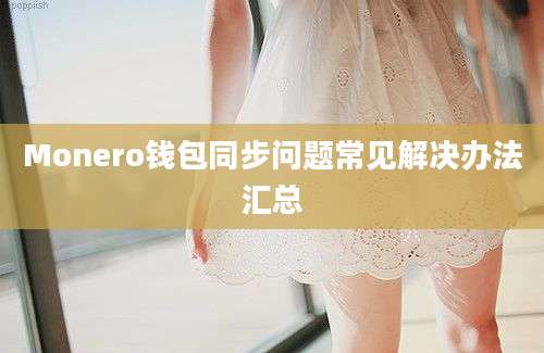 Monero钱包同步问题常见解决办法汇总