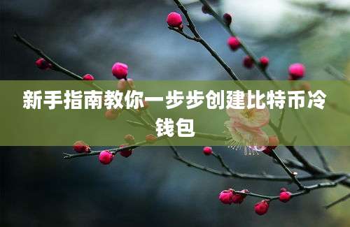新手指南教你一步步创建比特币冷钱包