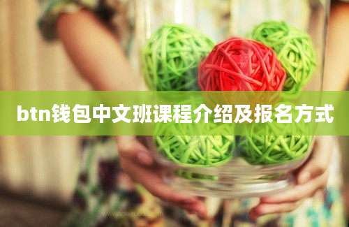 btn钱包中文班课程介绍及报名方式