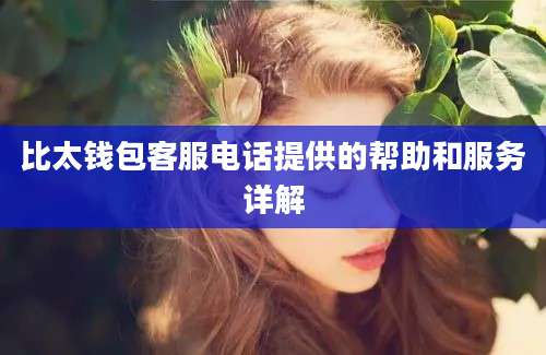 比太钱包客服电话提供的帮助和服务详解