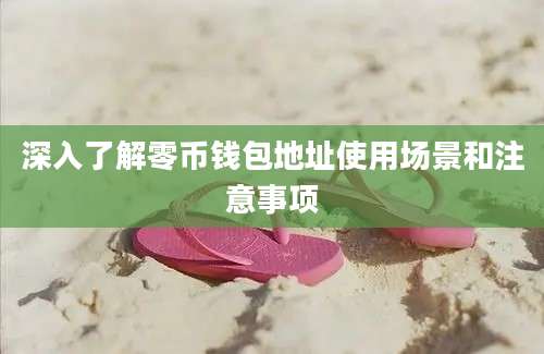 深入了解零币钱包地址使用场景和注意事项