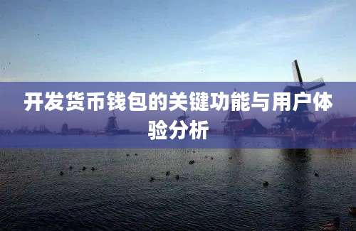 开发货币钱包的关键功能与用户体验分析