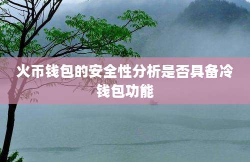 火币钱包的安全性分析是否具备冷钱包功能