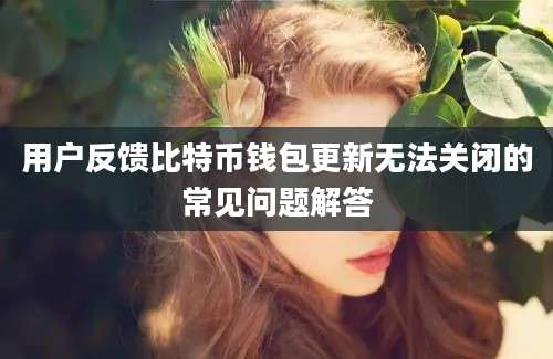 用户反馈比特币钱包更新无法关闭的常见问题解答