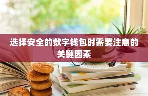 选择安全的数字钱包时需要注意的关键因素