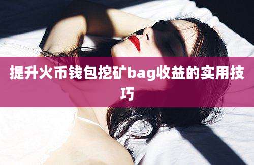 提升火币钱包挖矿bag收益的实用技巧