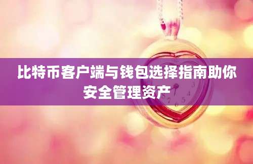 比特币客户端与钱包选择指南助你安全管理资产