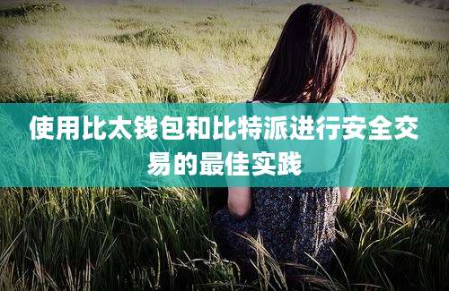使用比太钱包和比特派进行安全交易的最佳实践