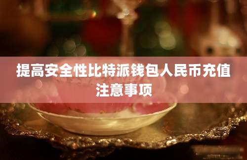 提高安全性比特派钱包人民币充值注意事项