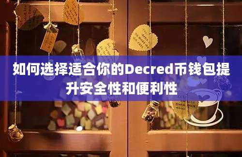 如何选择适合你的Decred币钱包提升安全性和便利性