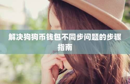 解决狗狗币钱包不同步问题的步骤指南