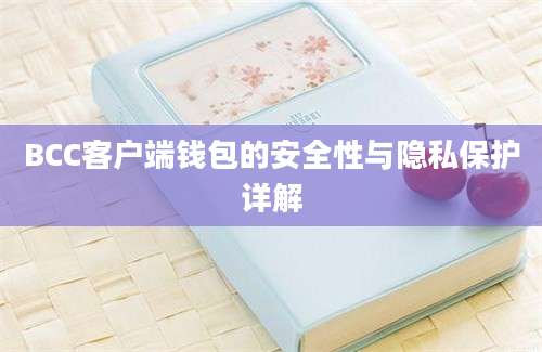 BCC客户端钱包的安全性与隐私保护详解