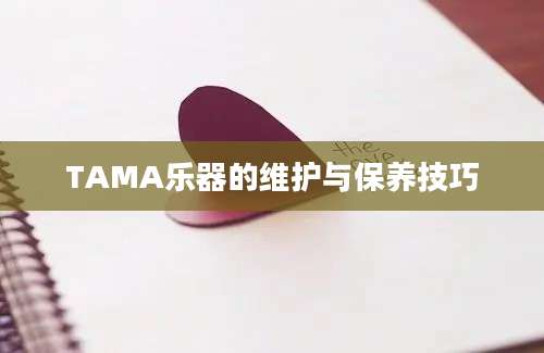 TAMA乐器的维护与保养技巧