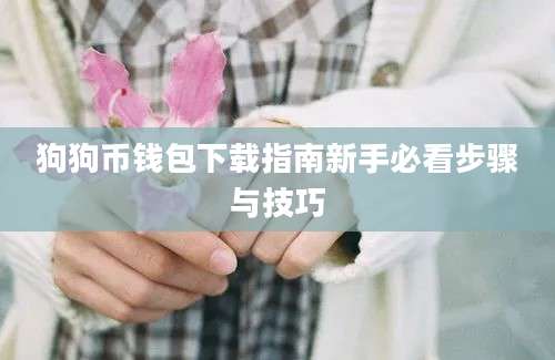 狗狗币钱包下载指南新手必看步骤与技巧