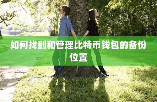 如何找到和管理比特币钱包的备份位置