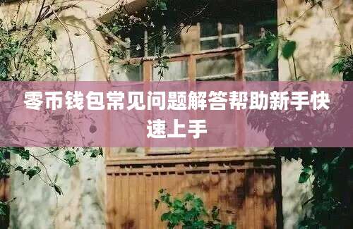 零币钱包常见问题解答帮助新手快速上手