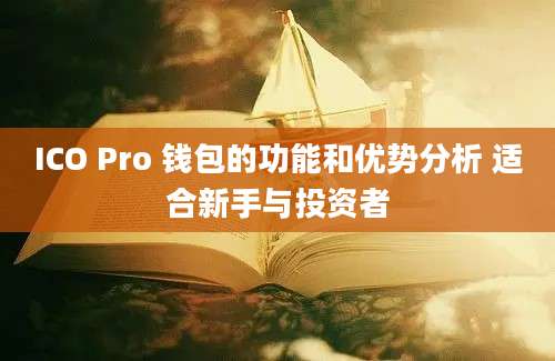 ICO Pro 钱包的功能和优势分析 适合新手与投资者