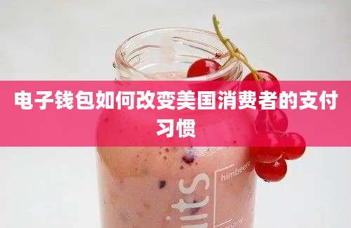 电子钱包如何改变美国消费者的支付习惯