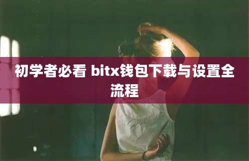 初学者必看 bitx钱包下载与设置全流程