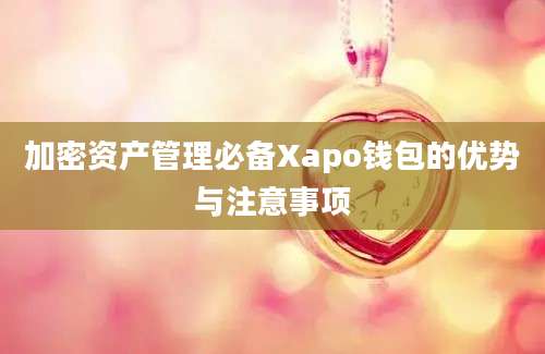 加密资产管理必备Xapo钱包的优势与注意事项